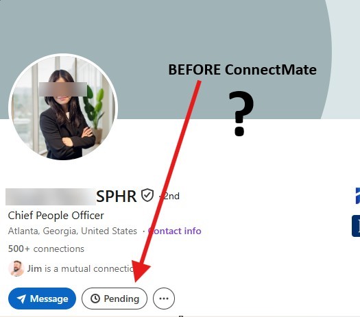screenshot before connectmate